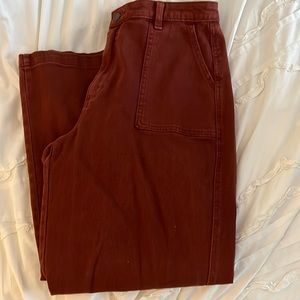 red flare pants from target